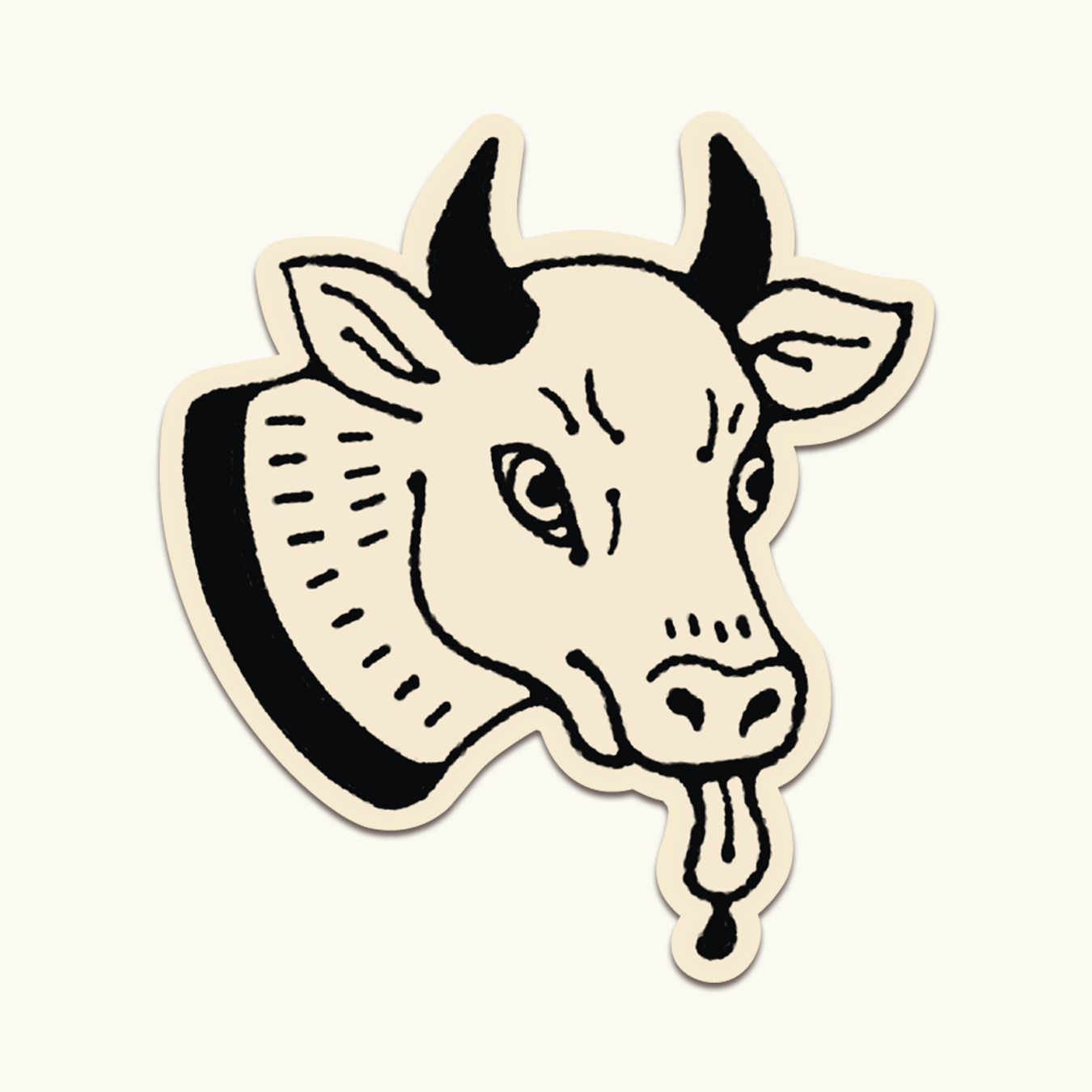 Bull Sticker