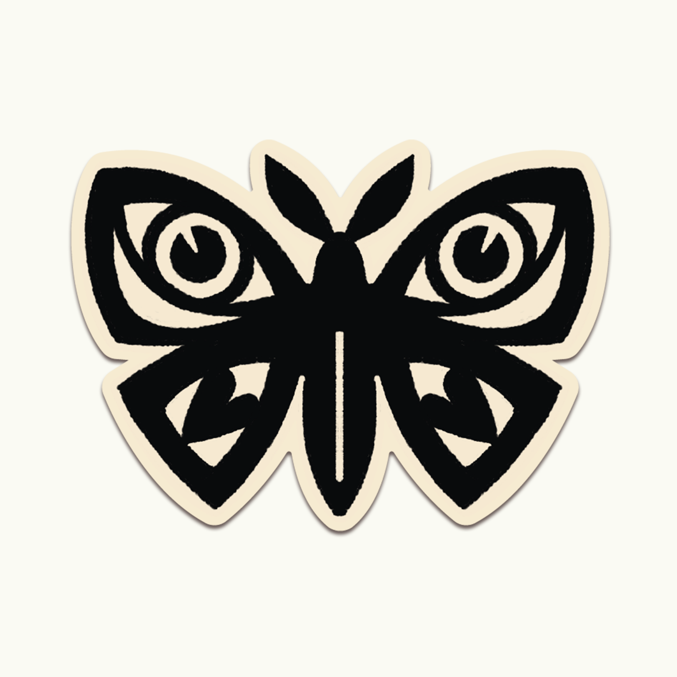 Moth Sticker