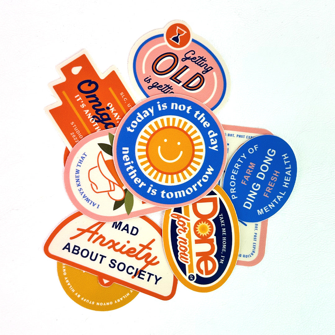 Life Crisis Fruit Label Sticker Pack