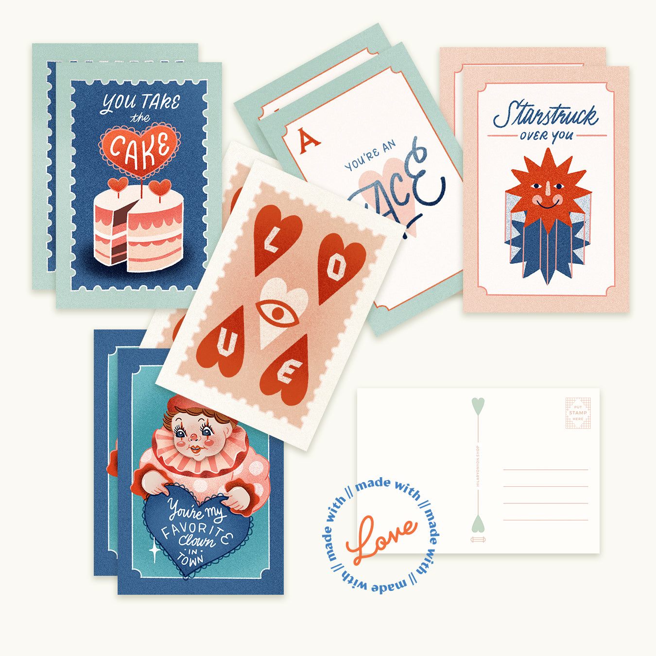 Valentine Postcards