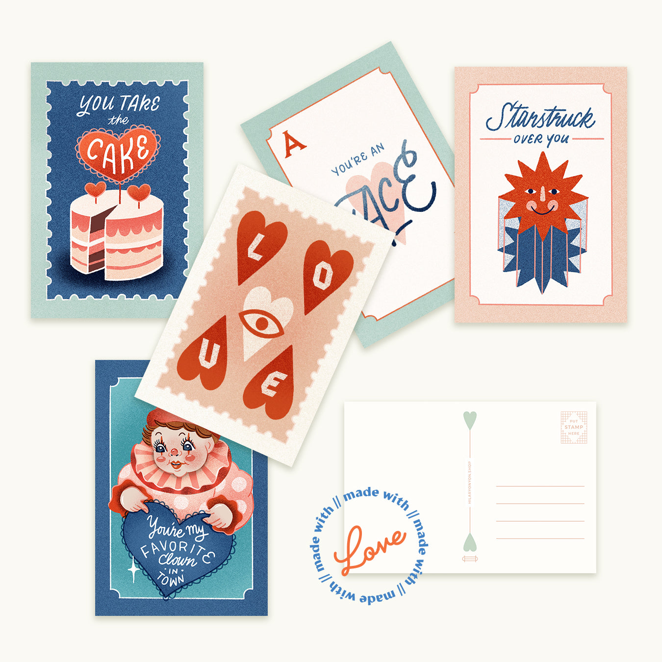Valentine Postcards