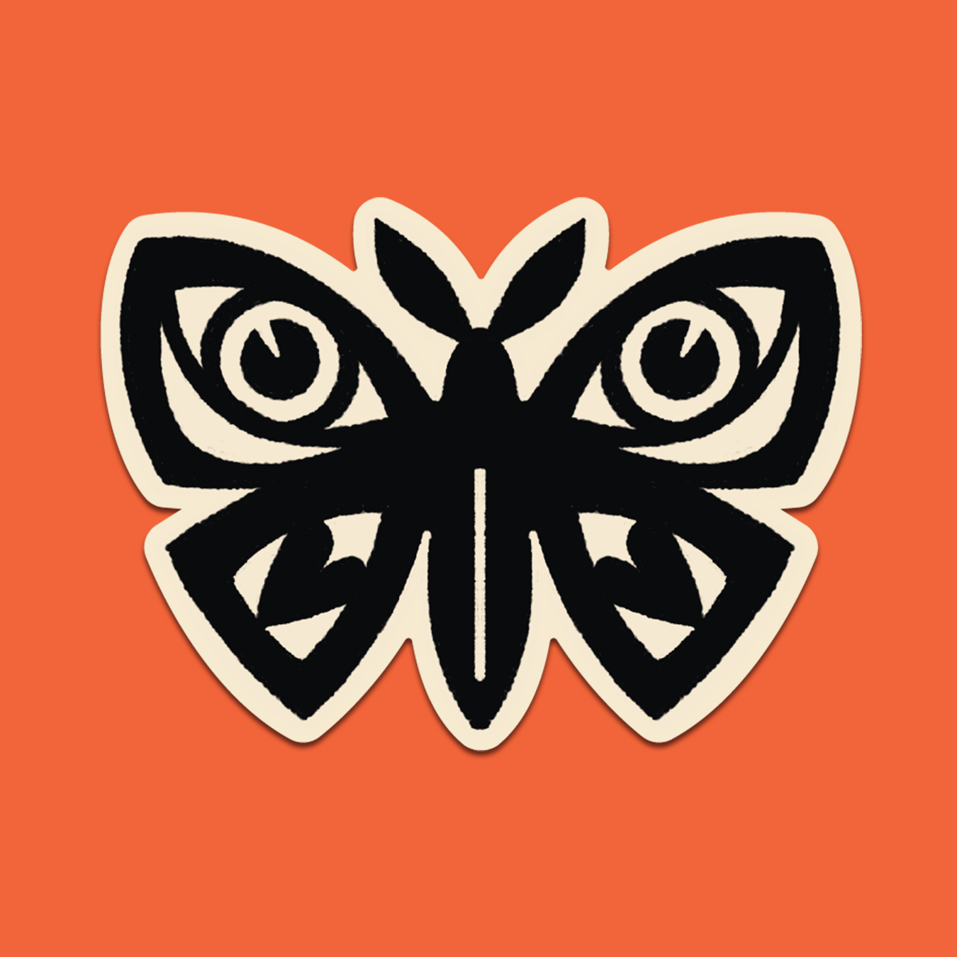 Moth Sticker