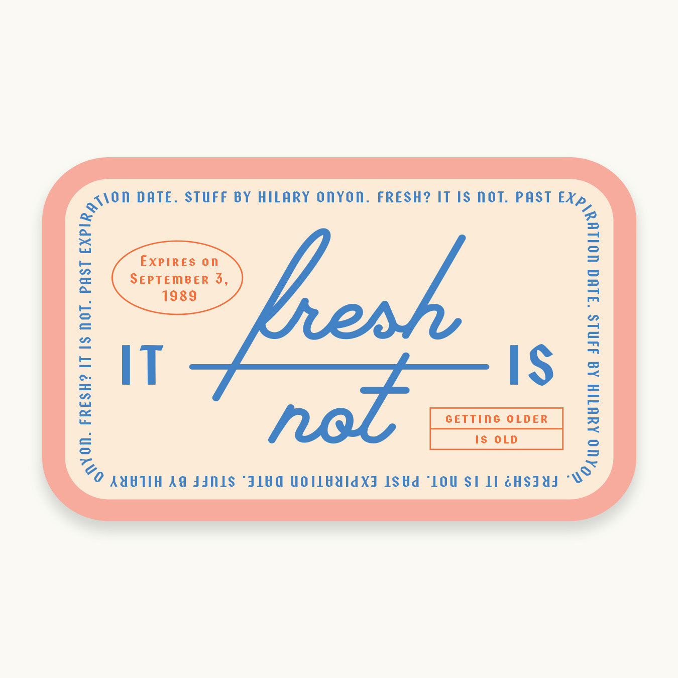 Life Crisis Fruit Label Sticker Pack